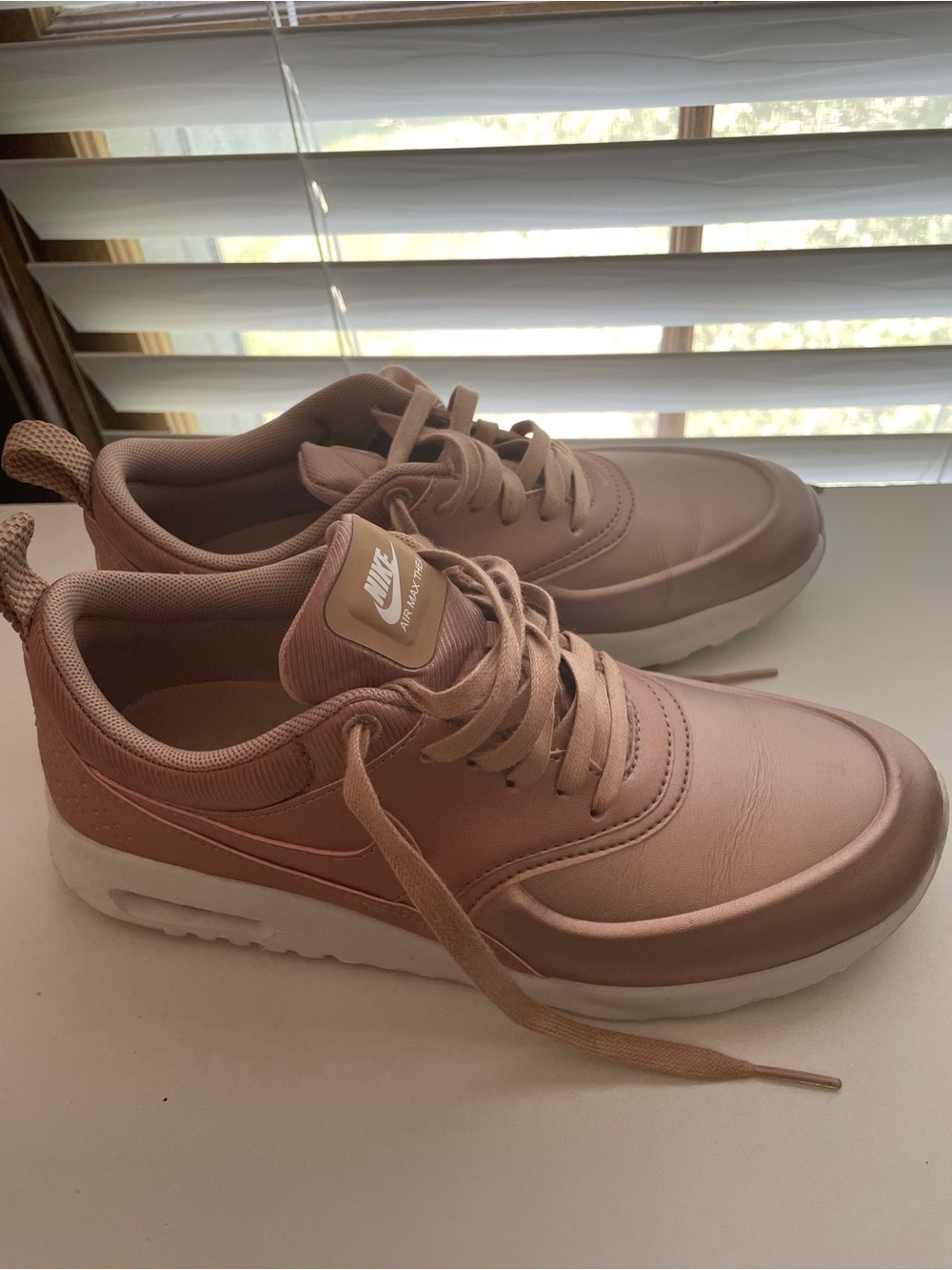 Nike AirMax Women’s Rose Gold Metallic Sneakers